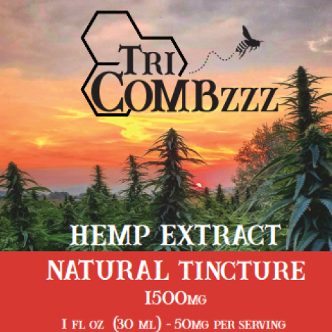 TriCombzzz Natural Tincture 1500mg