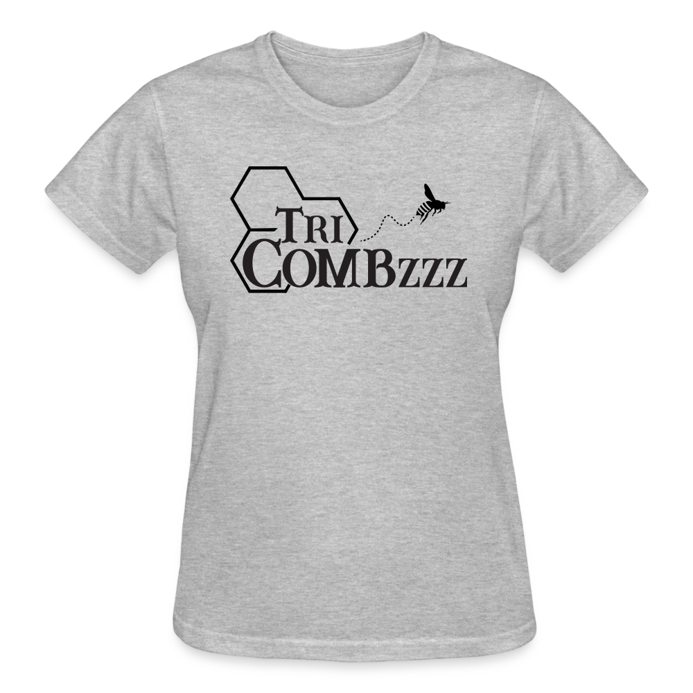 Ladies TriCombzzz T-Shirt - heather gray