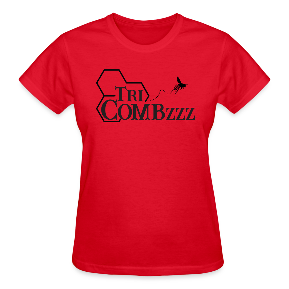 Ladies TriCombzzz T-Shirt - red